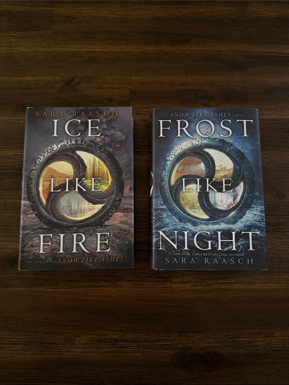 Ice Like Fire & Frost Like Night by Sara Raasch Set of 2 Hardcover Books